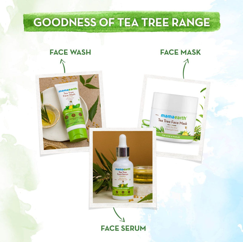 Tea Tree Oil-Free Face Moisturizer with Tea Tree and Salicylic Acid for Acne and Pimples - 80 g