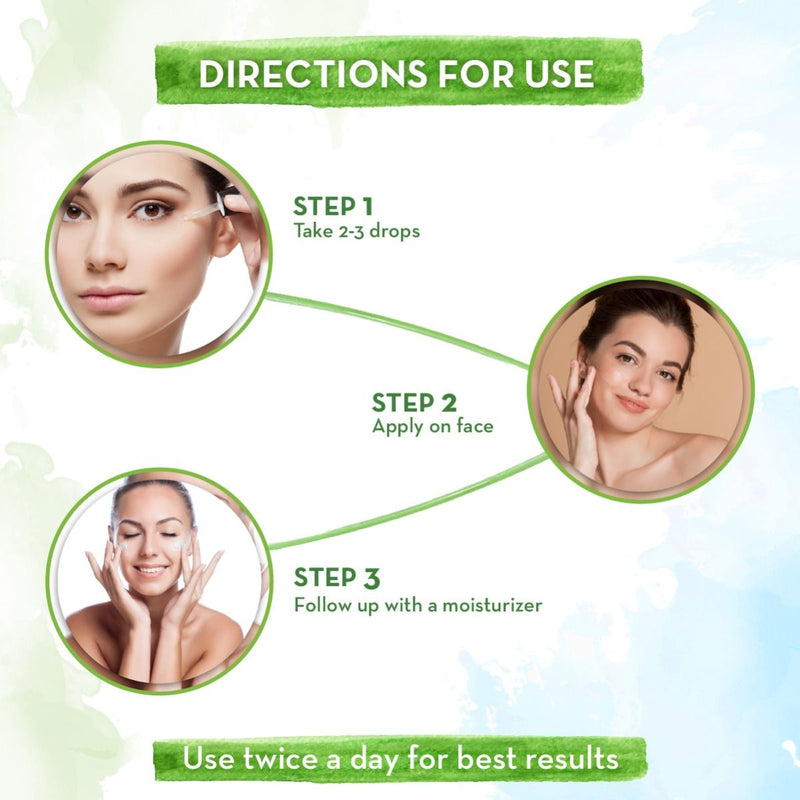 Tea Tree Face Serum for Acne and Pimples - 30 ml (Pack of 2)