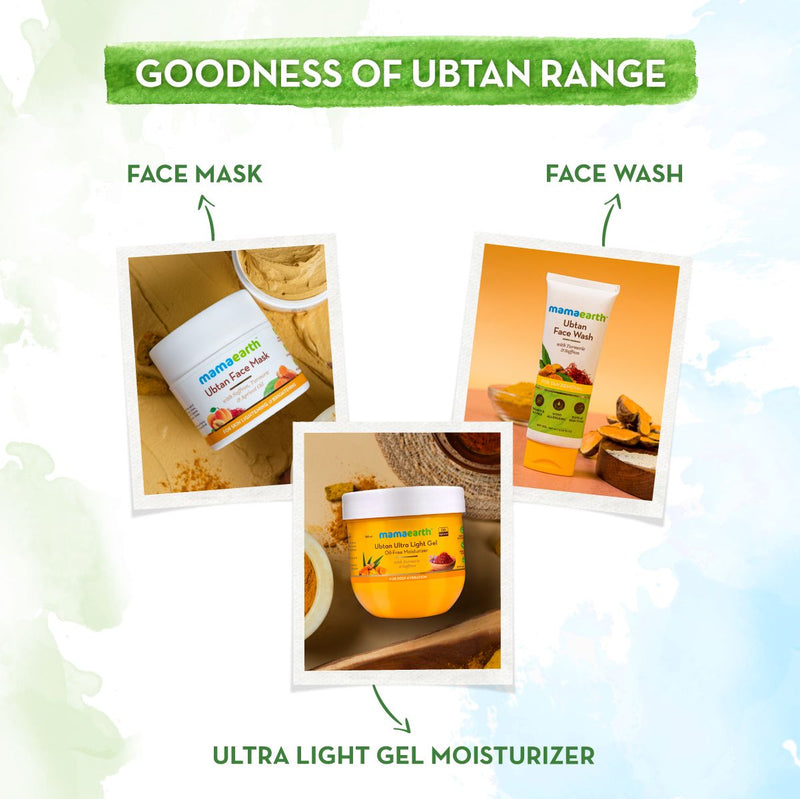 Ubtan Cleansing Milk with Turmeric & Saffron for Gentle Cleansing – 100ml