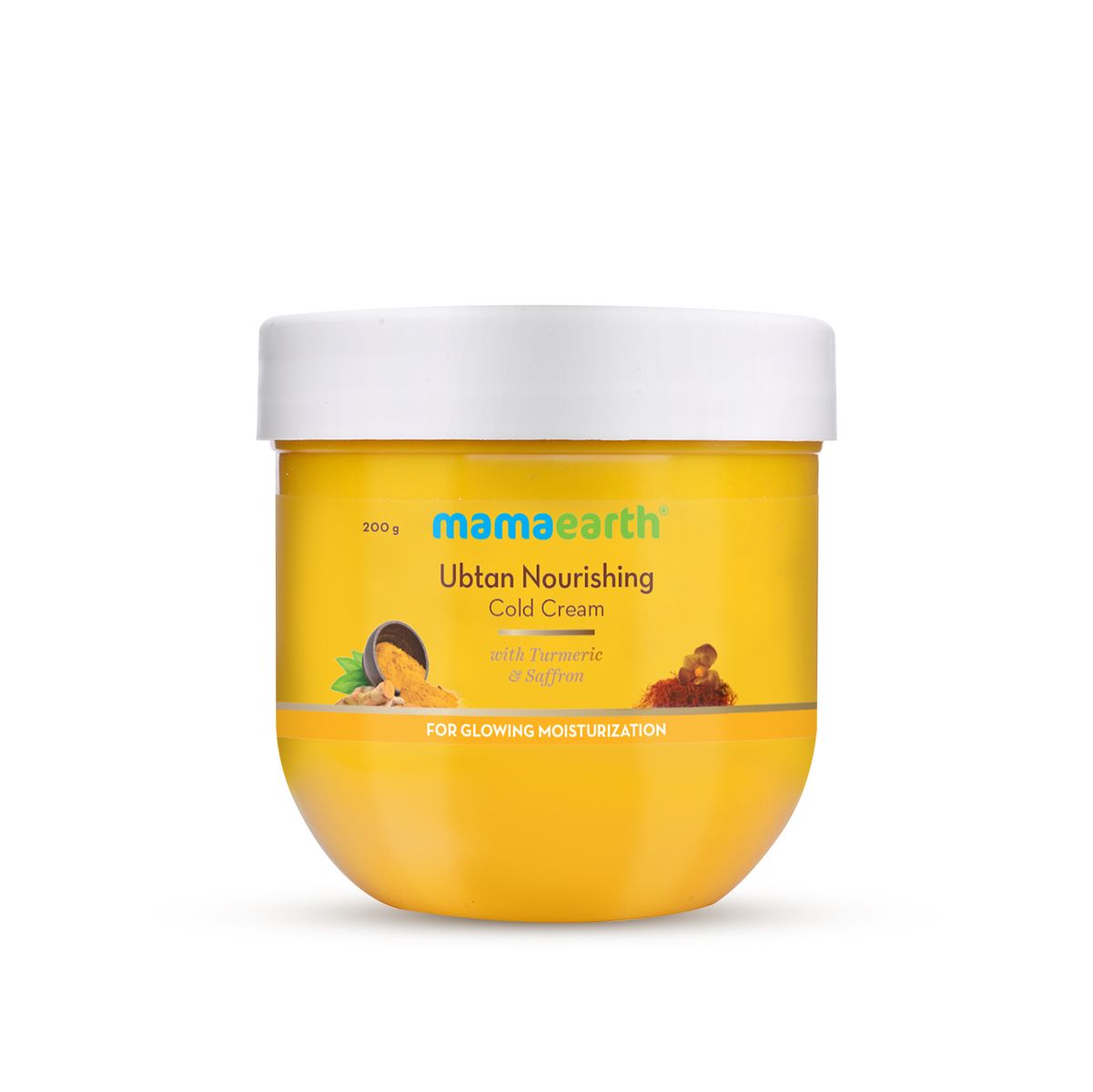 Ubtan Nourishing Cold Cream with Turmeric & Saffron for Glowing Moisturization – 200 g
