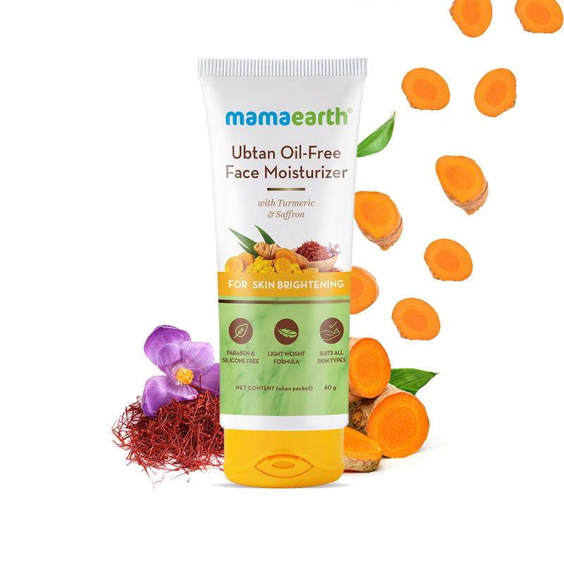 Ubtan Oil-Free Face Moisturizer for Skin Brightening - 80 g