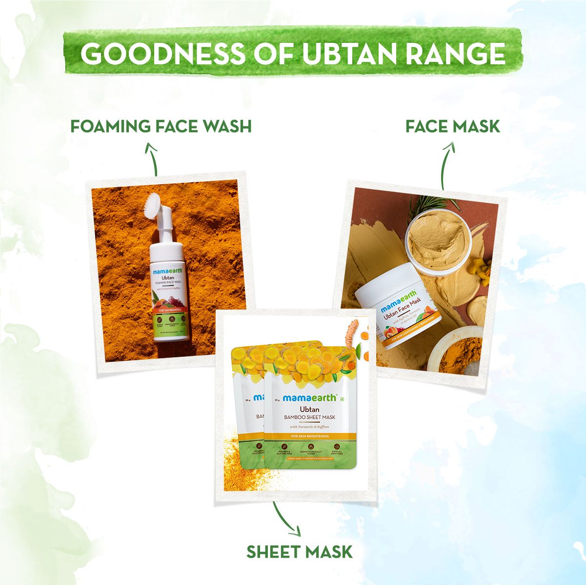 Ubtan Oil-Free Face Moisturizer for Skin Brightening - 80 g