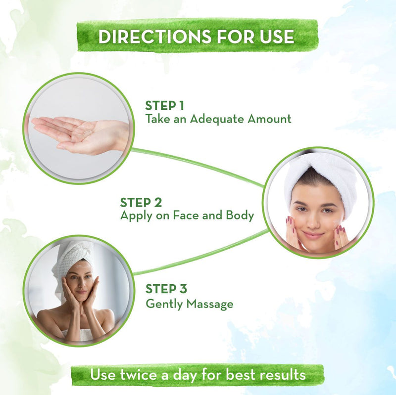 Ubtan Ultra Light Gel Oil-Free Moisturizer with Turmeric and Saffron for Deep Hydration - 200 ml