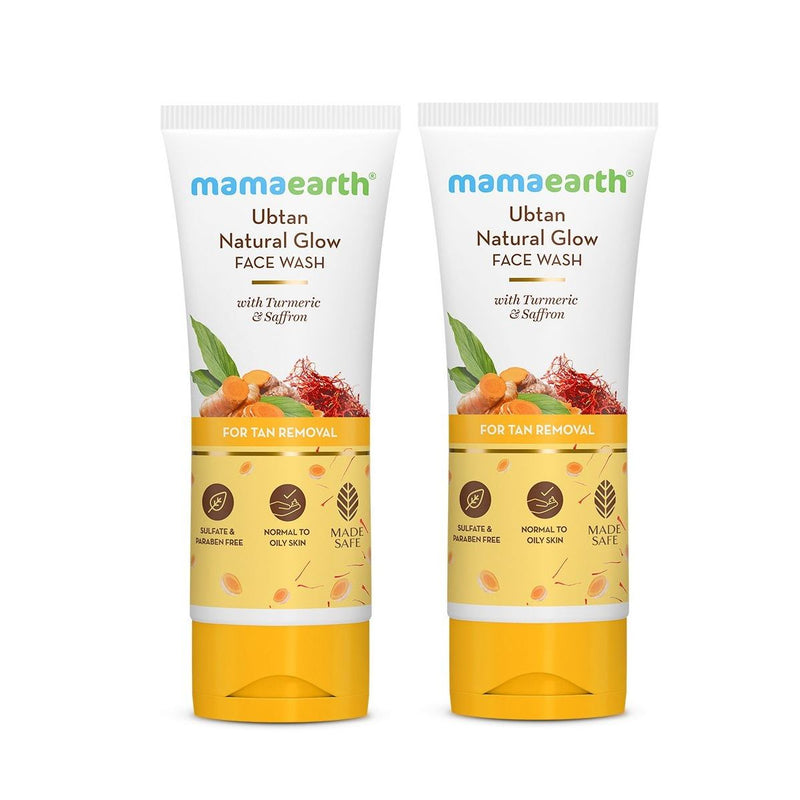 Ubtan Facewash for tan removal, Pack Of 2 - 100ml*2