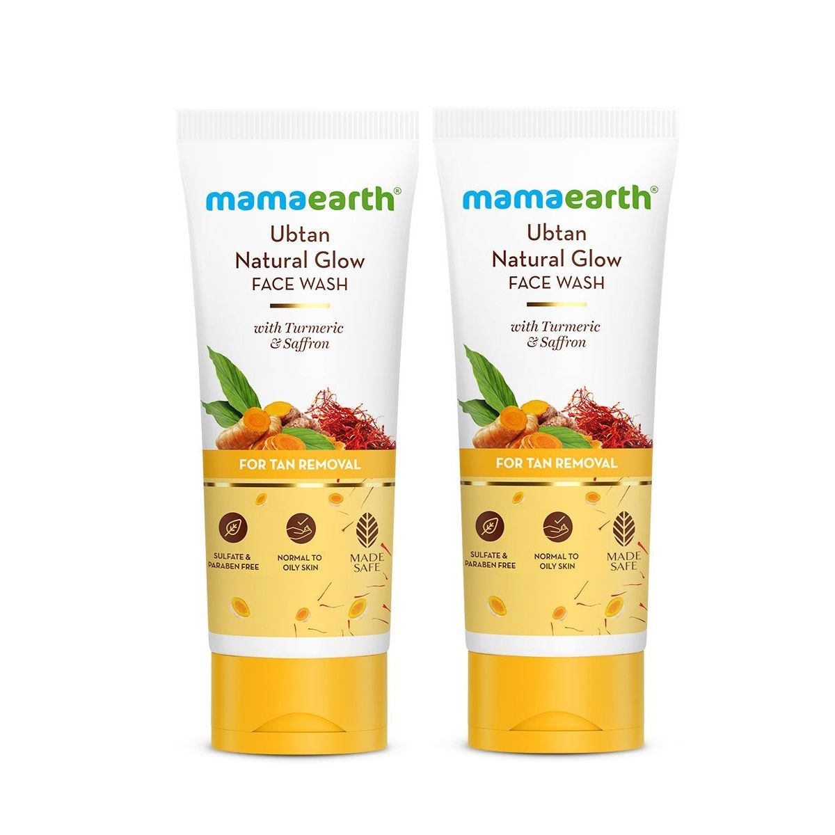 Ubtan natural glow face wash 200ml double pack
