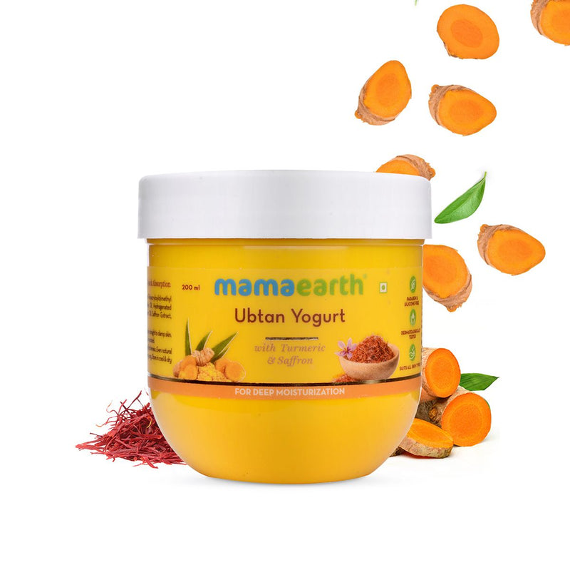 Ubtan Yogurt with Turmeric and Saffron for Deep Moisturization – 200 ml