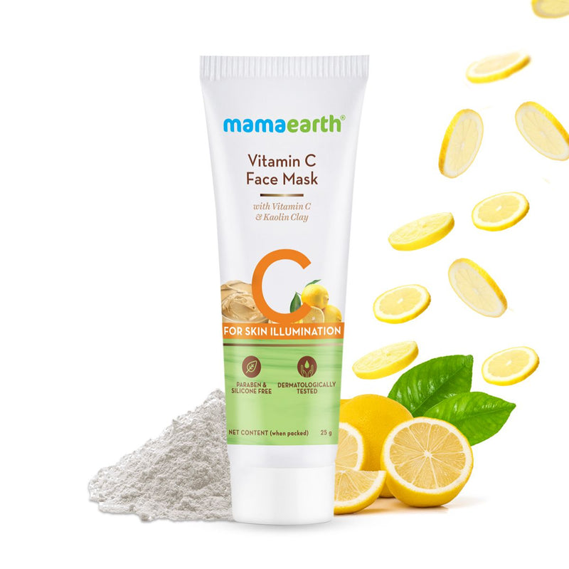 Vitamin C Face Mask With Vitamin C & Kaolin Clay for Skin Illumination - 25g
