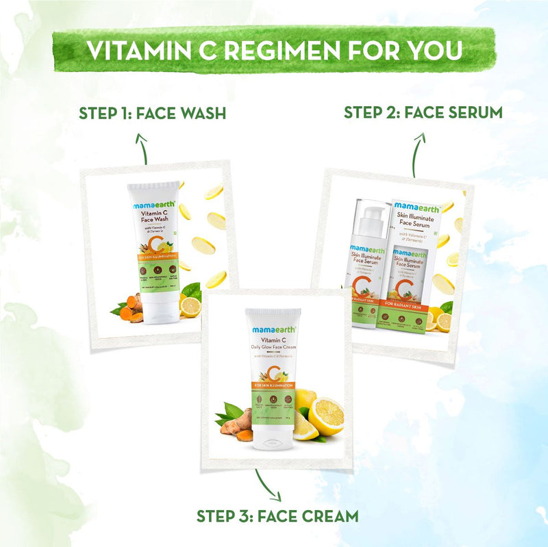 Vitamin C Daily Glow Face Cream With Vitamin C & Turmeric for Skin Illumination - 80 g