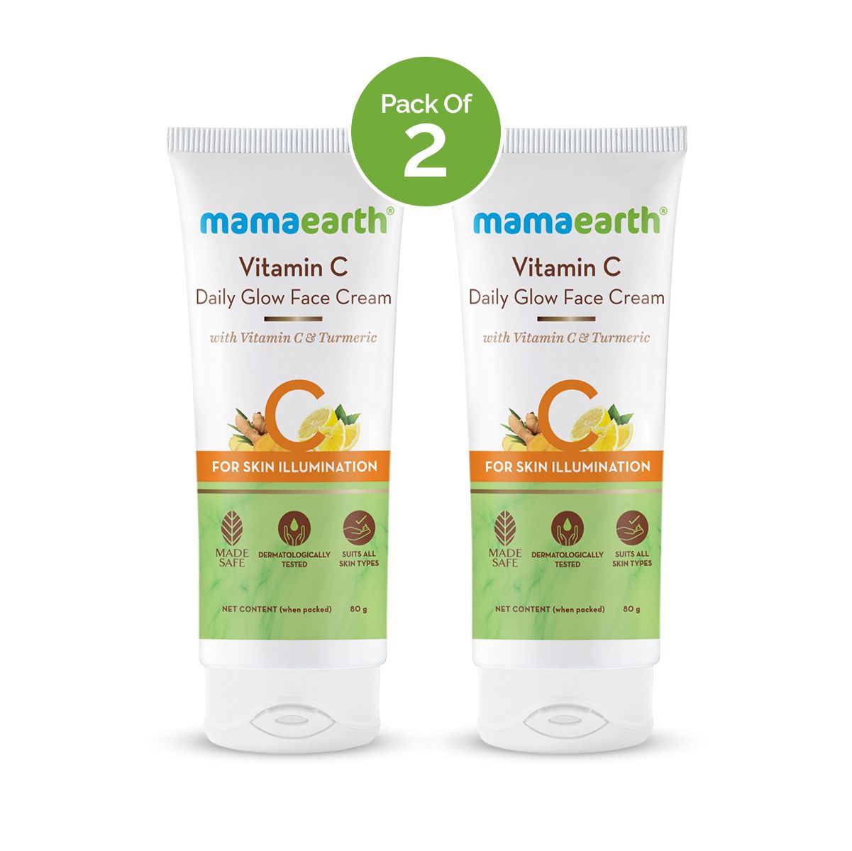 Vitamin C Daily Glow Face Cream - 80 g - Pack of 2