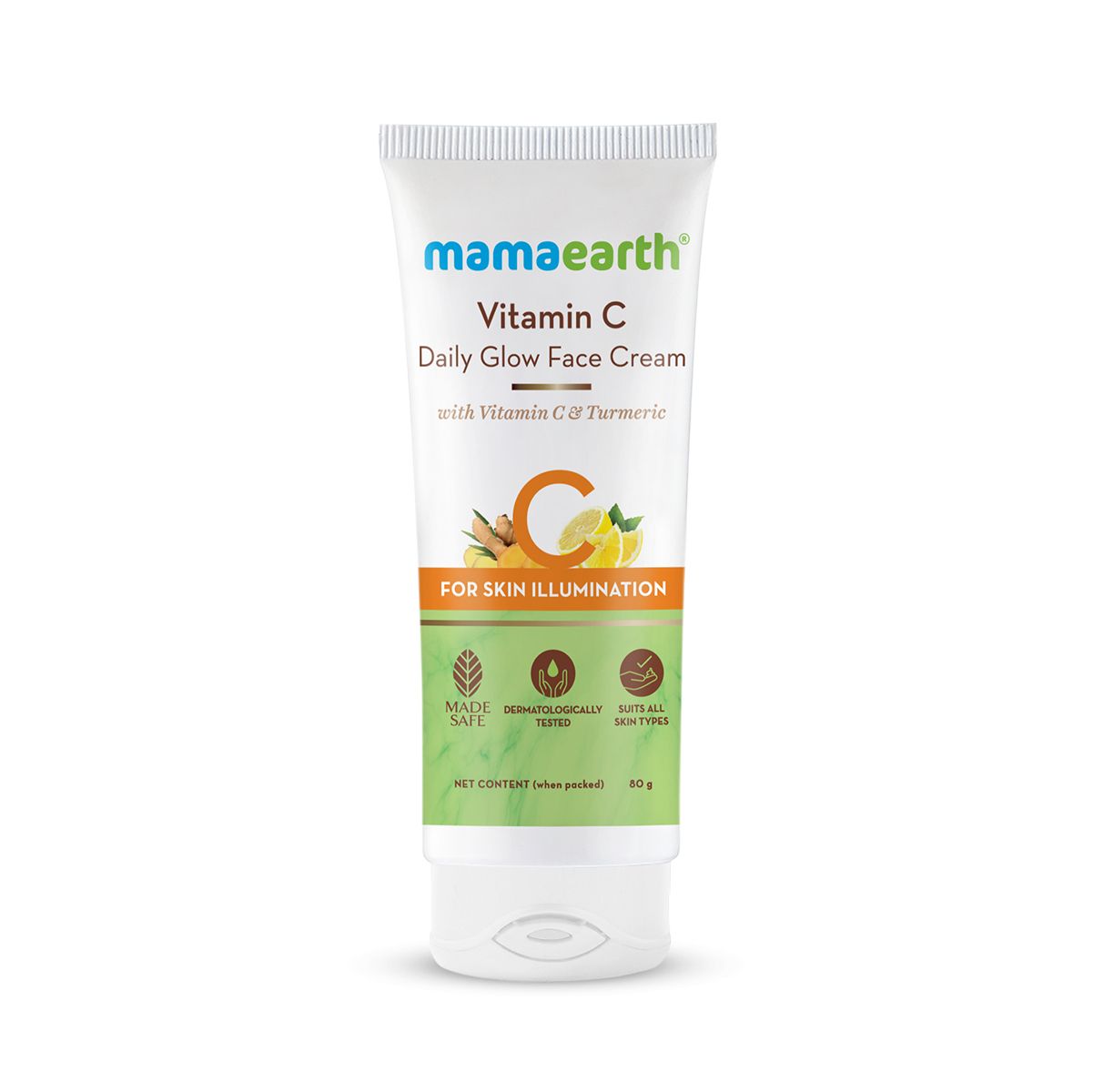 Vitamin C Daily Glow Face Cream With Vitamin C & Turmeric for Skin Illumination - 80 g