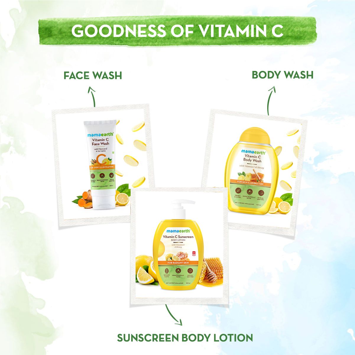 Sunscreen Body Lotion with SPF 30 - 300 ml | Vitamin C