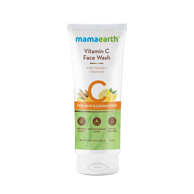 Vitamin C Face Wash with Vitamin C and Turmeric for Skin Illumination - 80ml