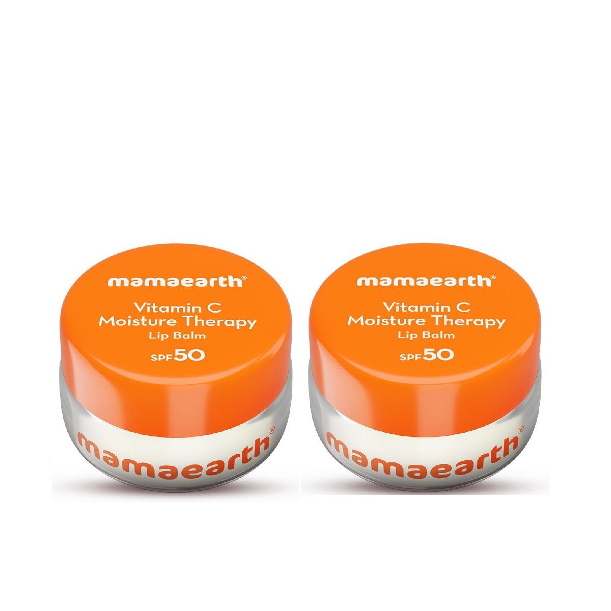 Vitamin C Moisture Therapy Lip Balm SPF 50 with Vitamin C & Honey for Lip Lightening - 15 g (Pack of 2)