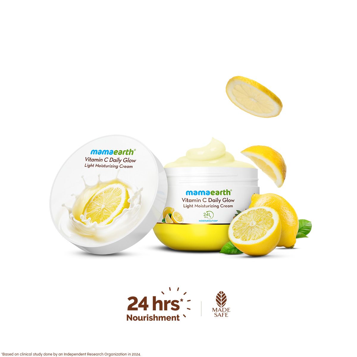 Vitamin C Daily Glow Light Moisturizer with Turmeric & Vitamin C for Skin Brightening - 200 g