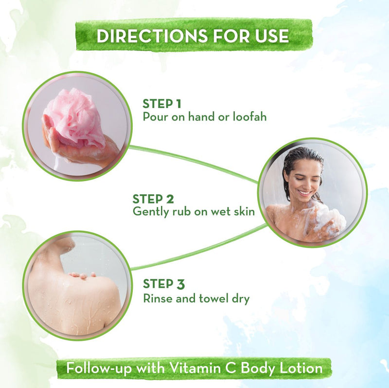 Vitamin C Body Wash with Vitamin C and Honey for Skin Illumination - 300ml