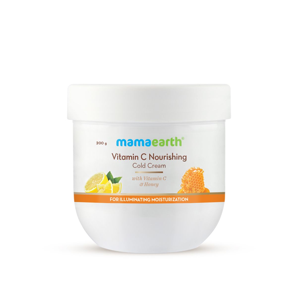 Vitamin C Nourishing Cold Cream with Vitamin C & Honey for Illuminating Moisturization - 200 g