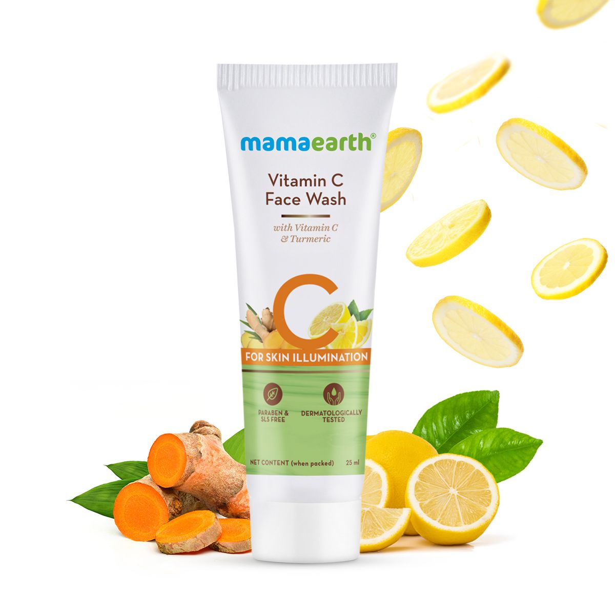Vitamin C face wash with Turmeric for Skin Illumination - 25ml