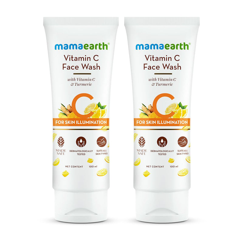 Vitamin C Face Wash with Vitamin C and Turmeric for Skin Illumination – Pack Of 2