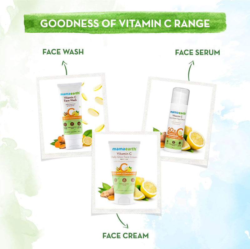 Vitamin C Daily Glow Face Serum With Vitamin C & Turmeric for Radiant Skin - 30 (Pack of 2)