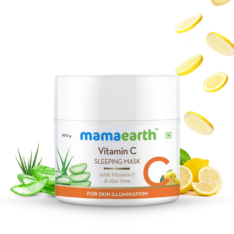 Vitamin C Sleeping Mask with Aloe Vera for Skin Illumination - 100 g