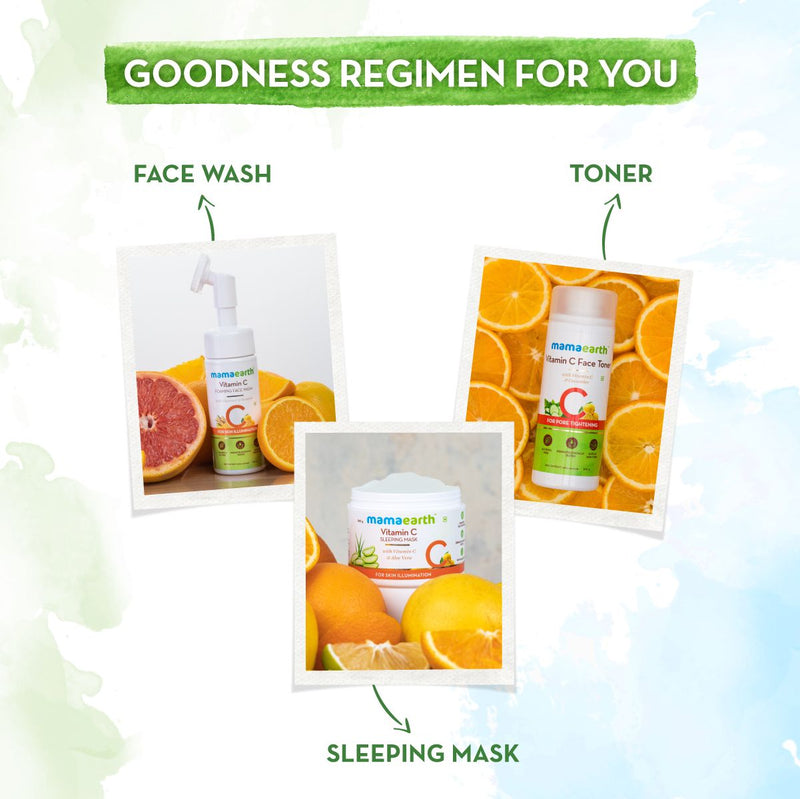Vitamin C Sleeping Mask with Aloe Vera for Skin Illumination - 100 g