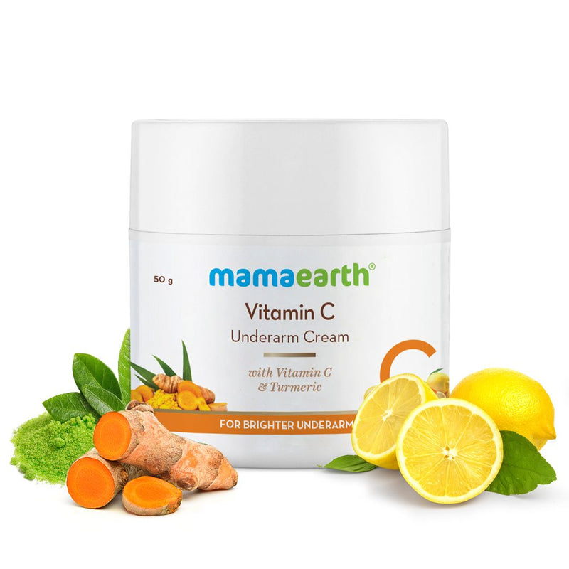 Vitamin C Underarm Cream with Vitamin C & Turmeric for Brighter Underarms  – 50 g