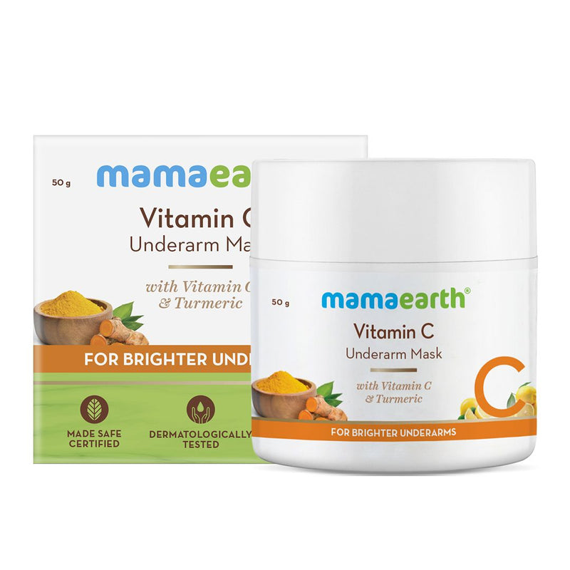 Vitamin C Underarm Mask with Vitamin C & Turmeric for Brighter Underarms - 50 g