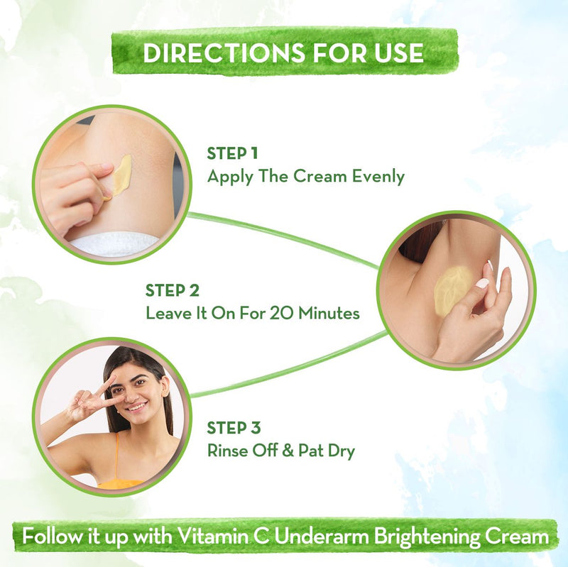 Vitamin C Underarm Mask with Vitamin C & Turmeric for Brighter Underarms - 50 g