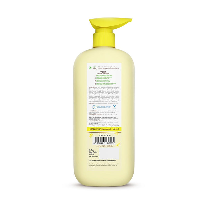 Mamaearth Vitamin C Daily Glow Body Lotion For Skin Brightening 400 ml