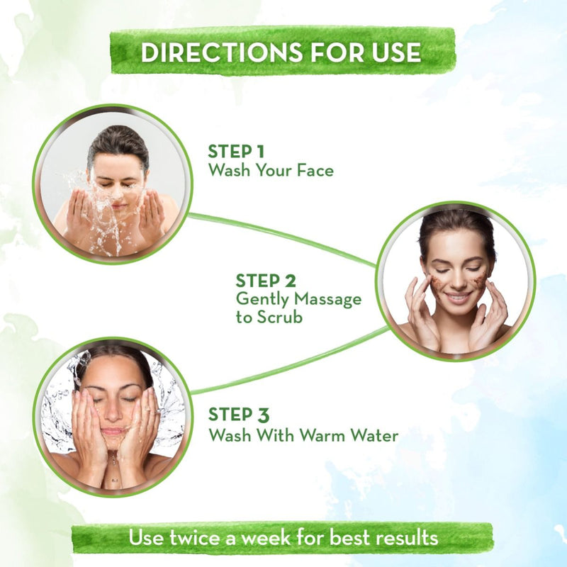 Vitamin C Face Scrub for Glowing Skin, With Vitamin C and Walnut For Skin Illumination - 100 g