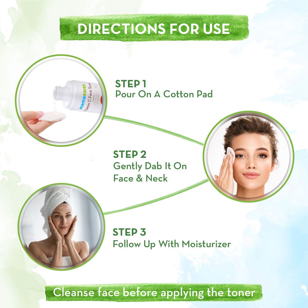 Vitamin C Face Toner with Vitamin C and Cucumber for Pore Tightening, 200 ml