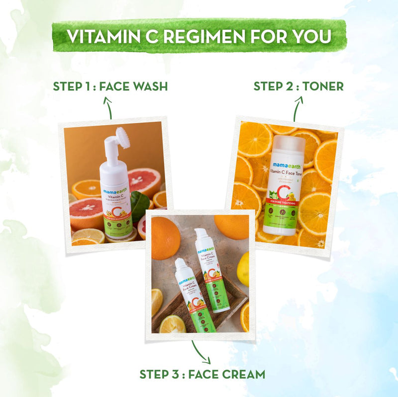 Vitamin C Foaming Face Wash with Vitamin C and Turmeric for Skin Illumination - 150ml