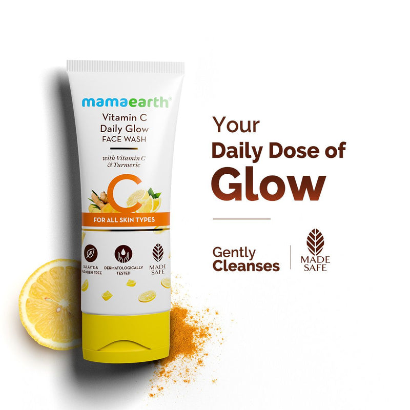 Vitamin C Face Wash with Vitamin C and Turmeric for Skin Illumination - 100ml