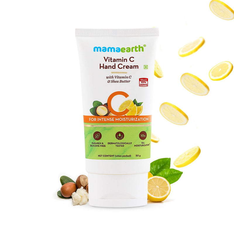 Vitamin C Hand Cream with Vitamin C and Shea Butter for Intense Moisturization