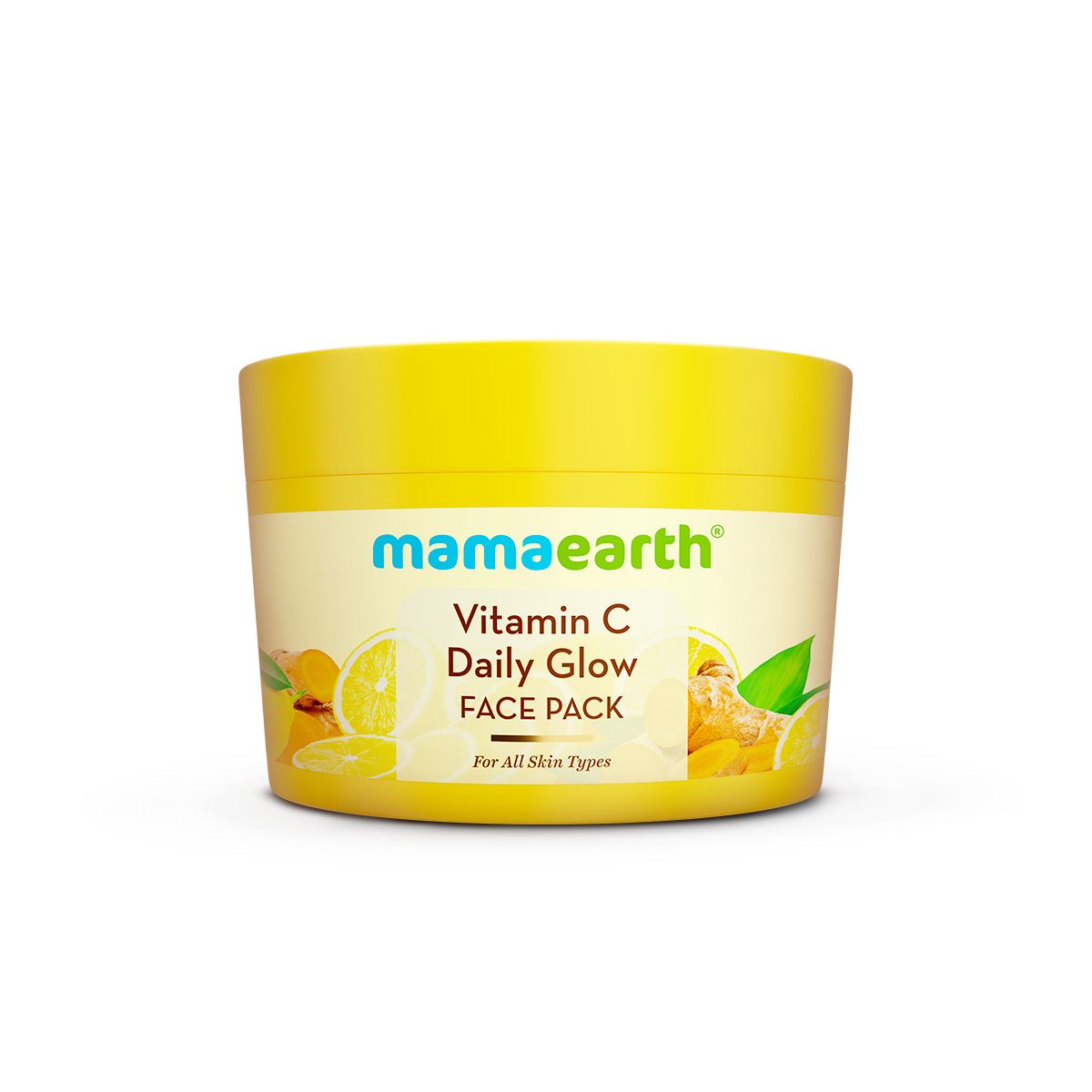 Vitamin C Daily Glow Face Pack with Vitamin C & Turmeric for Illuminating Skin - 200 g