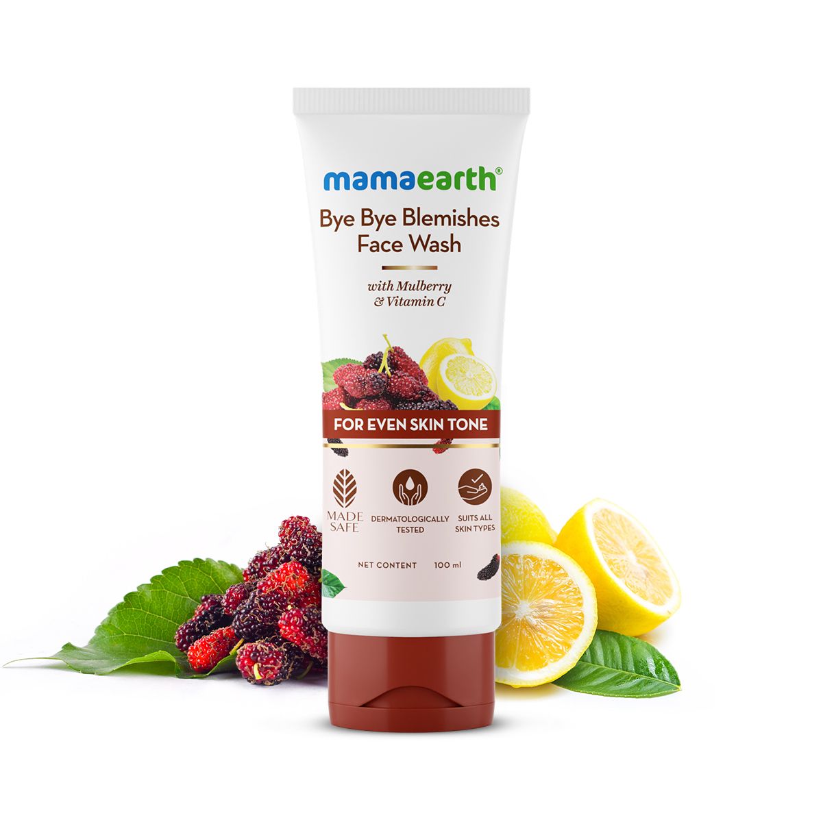 Bye Bye Blemishes* Face Wash with Mulberry and Vitamin C for Even Skin Tone - 100 ml