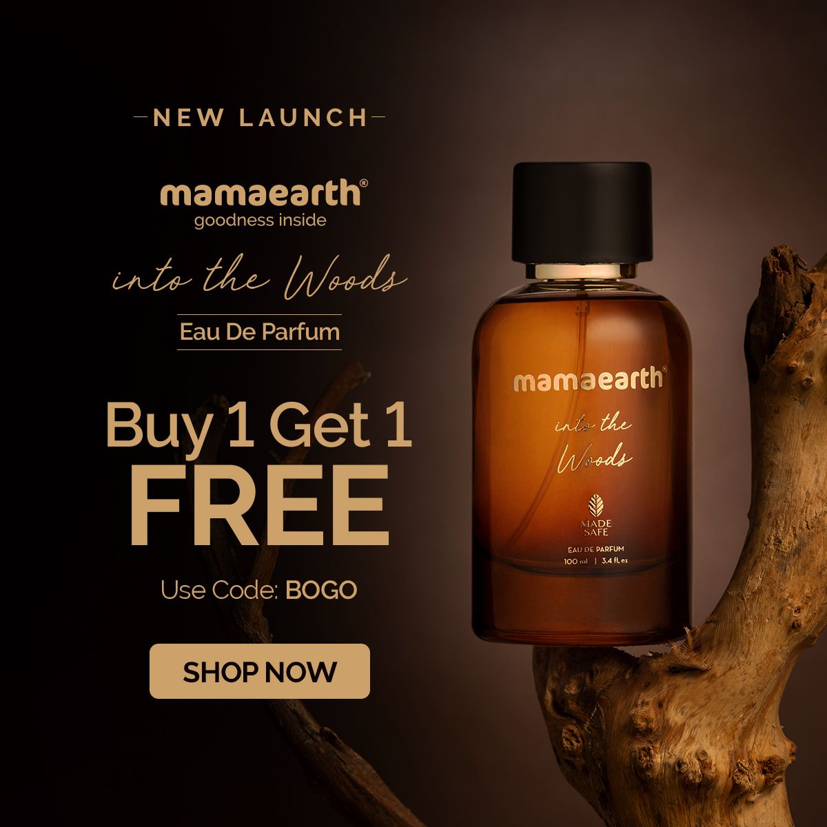Mamaearth Into the Woods Eau De Parfum For Men - 100ml